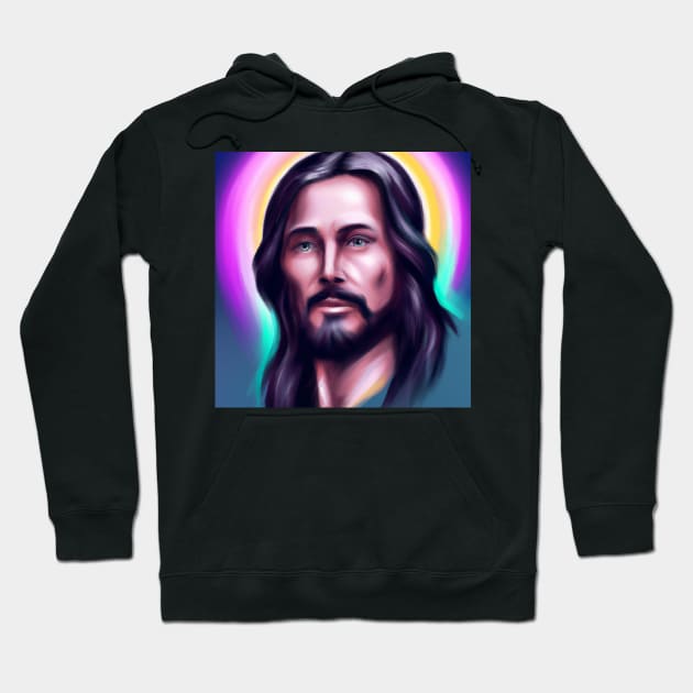 jesus Hoodie by Angel Rivas